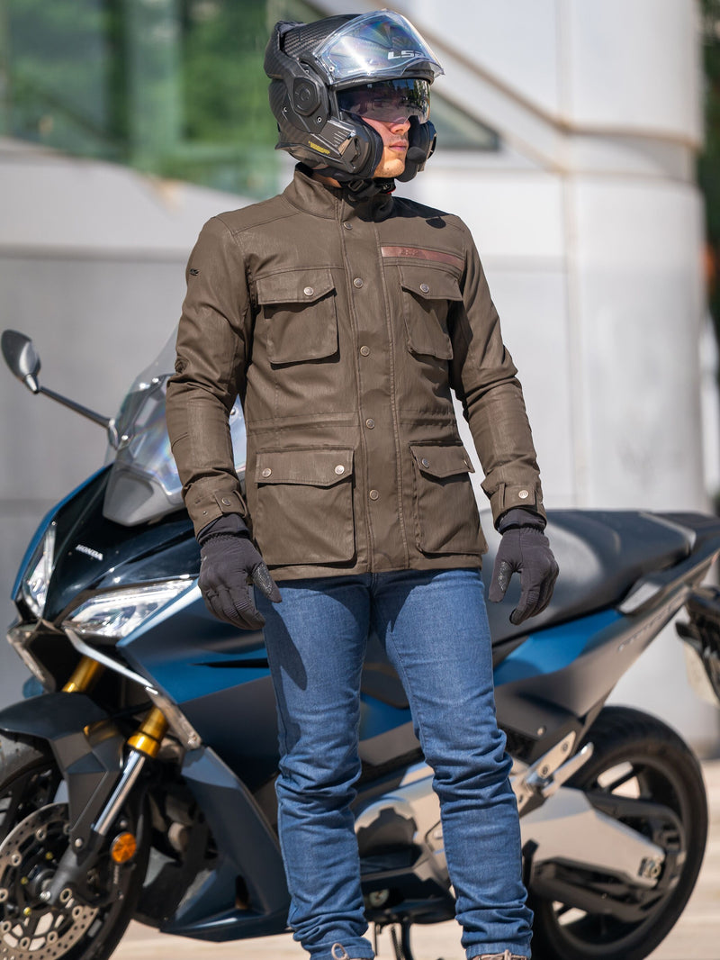 LS2 Liberty Man Bruin Motorjas – foto 7