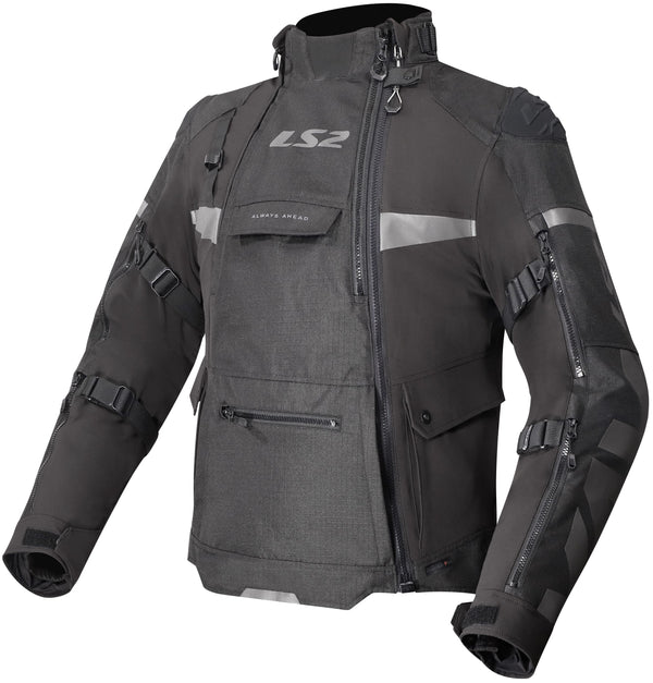 LS2 X-Master Man Black Motorcycle Jacket
