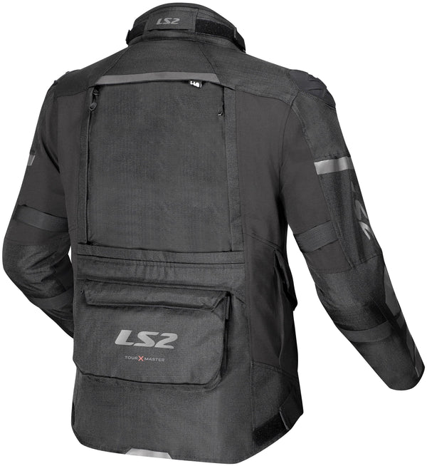 LS2 X-Master Man Black Motorcycle Jacket
