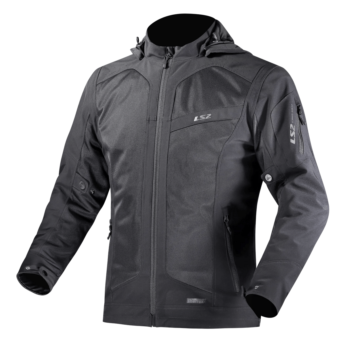 LS2 Bolton Air Lady Zwart Motorjas