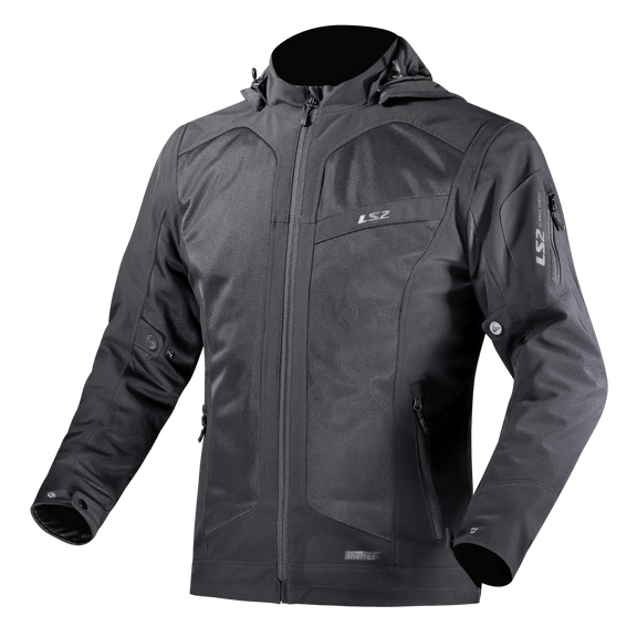 LS2 Bolton Air Lady Zwart Motorjas