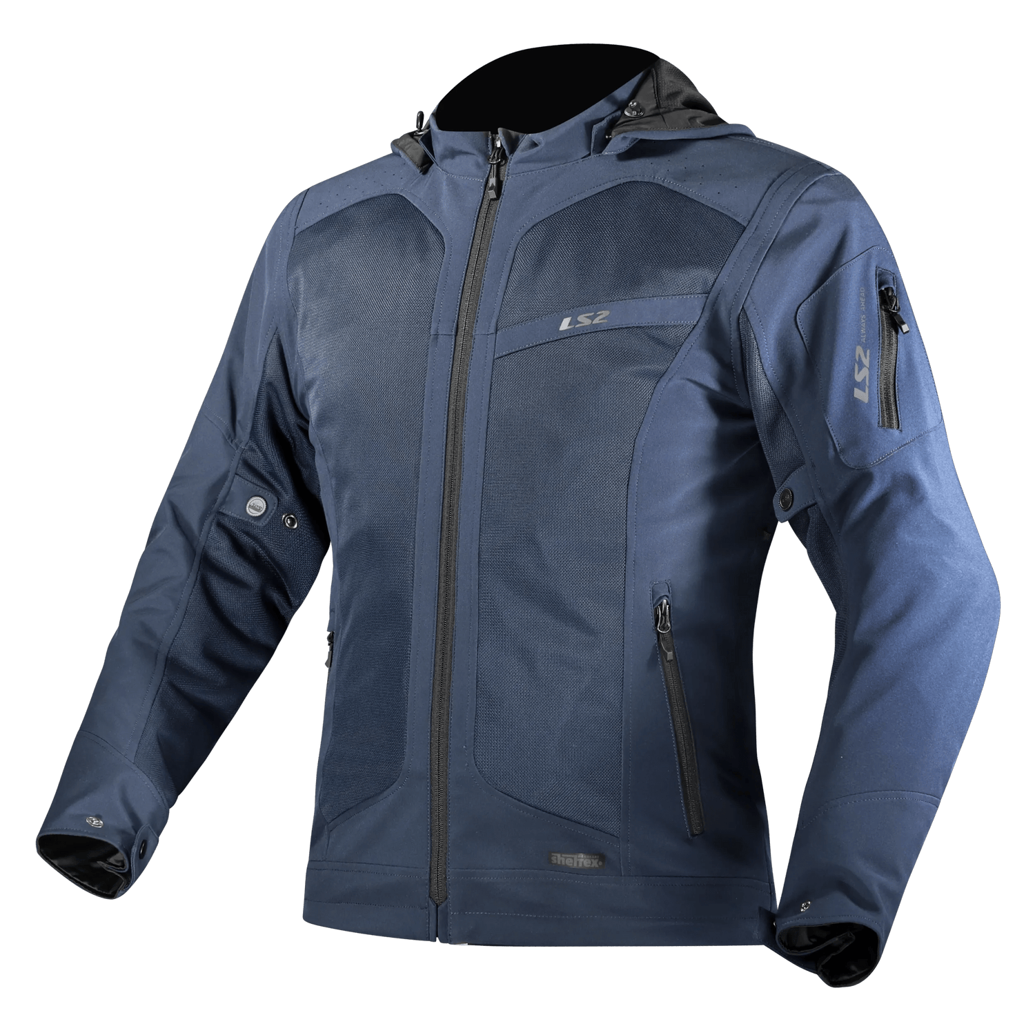 LS2 Bolton Air Lady Dark Blauw Size Motorjas