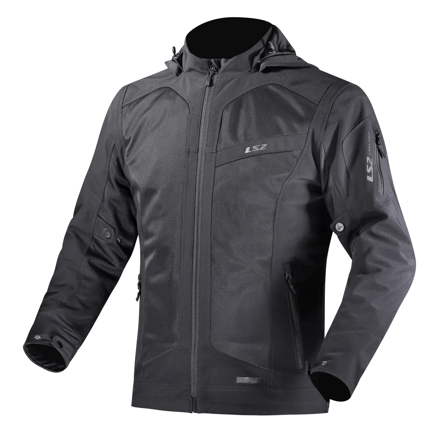 LS2 Bolton Air Man Zwart Size Motorjas