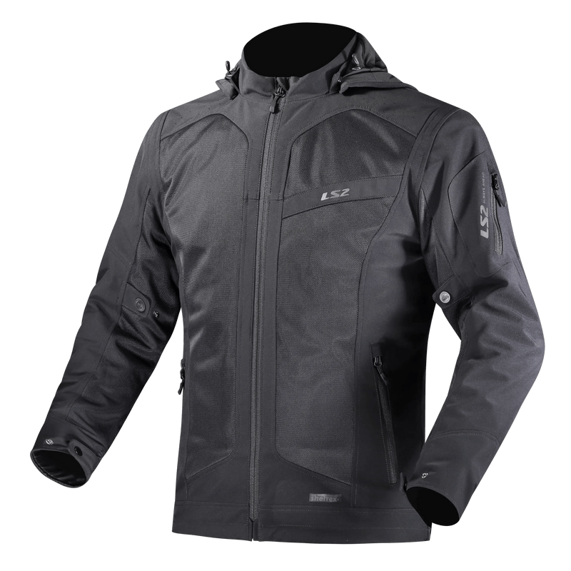 LS2 Bolton Air Man Zwart Size Motorjas