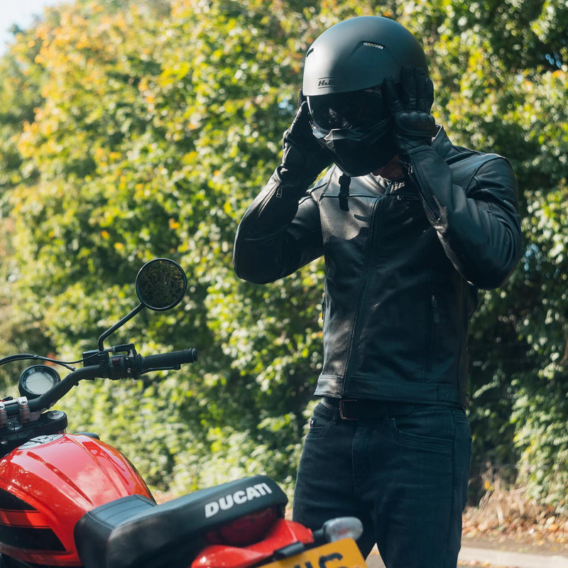Oxford Walton 2.0 Leren motorjas Heren - Zwart - foto 5