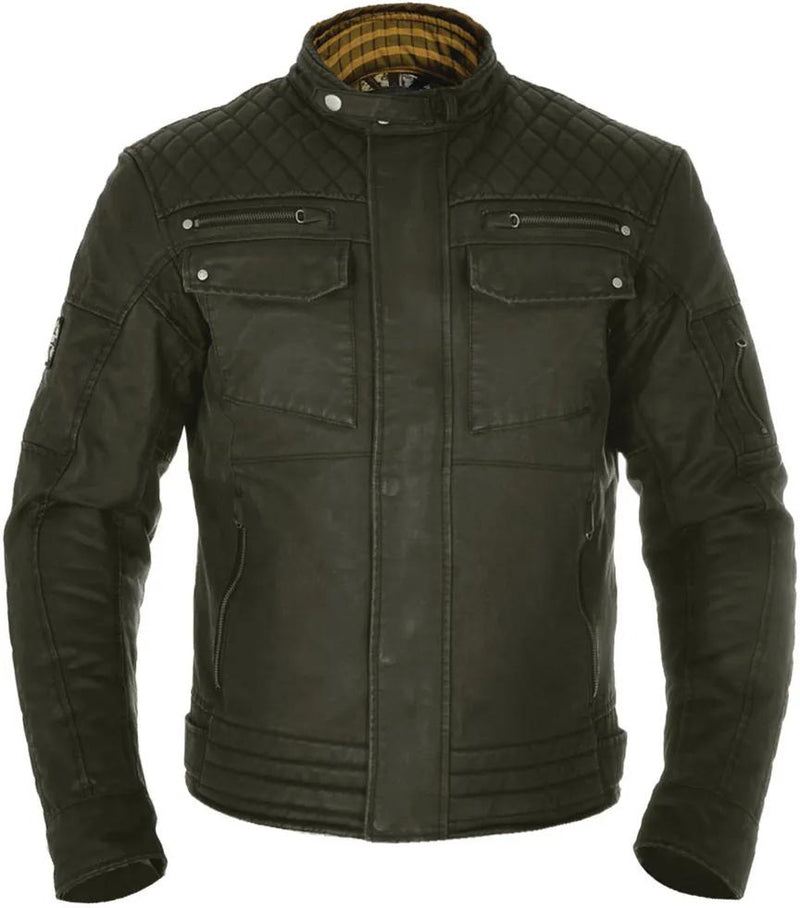 Oxford Hardy Motorjas Heren - Olijf