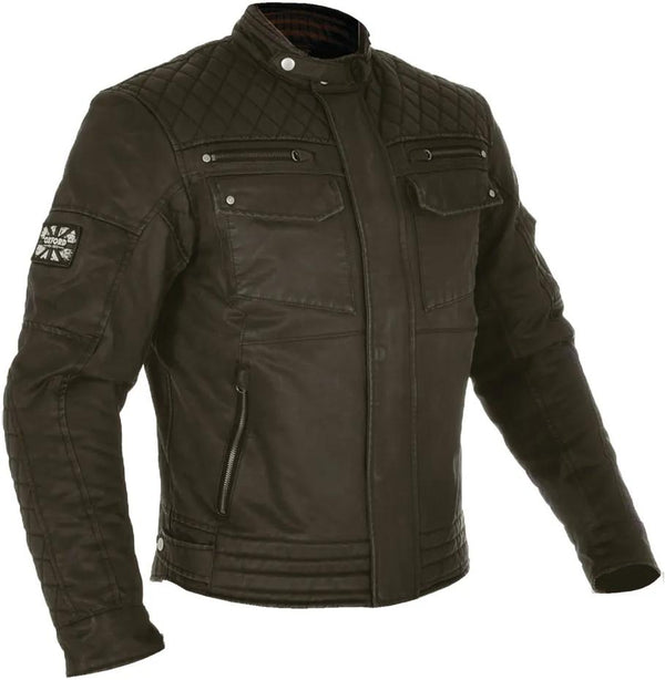Oxford Hardy Motorjas Heren - Olijf