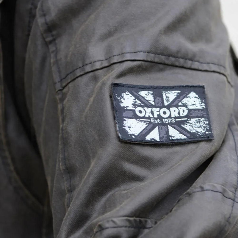 Oxford Hardy Motorjas Heren - Olijf - foto 4