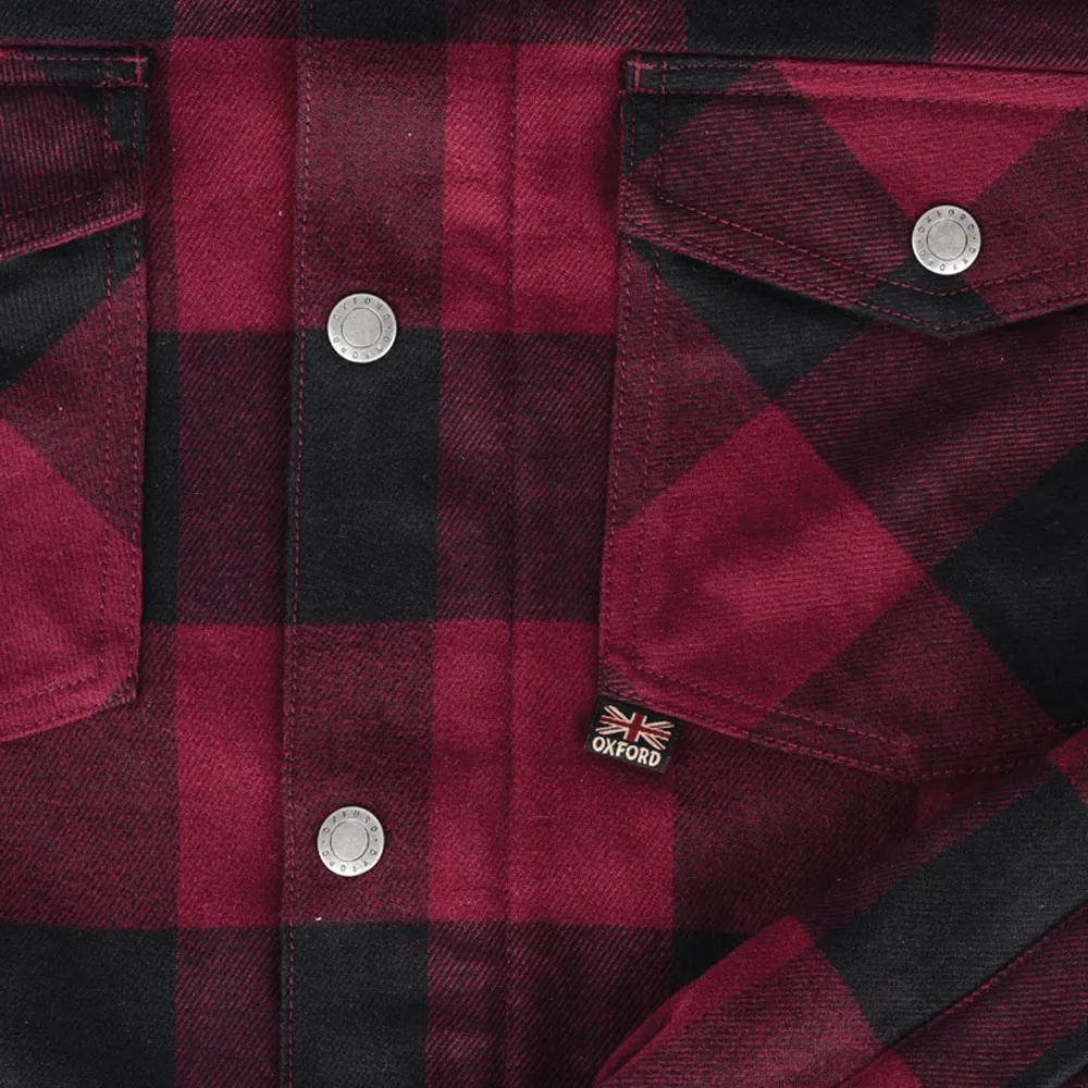 Oxford Kickback 2.0 Shirt Motorjas Dames - Rood - foto 8