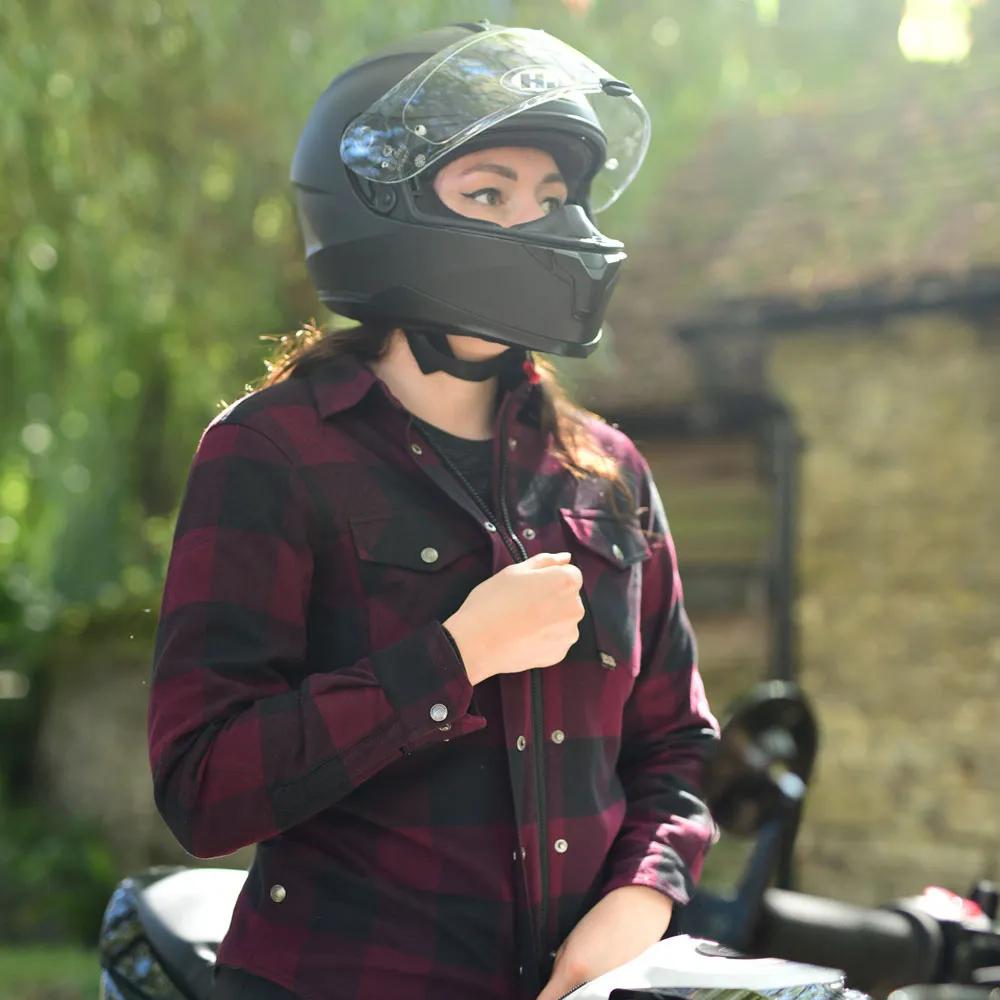 Oxford Kickback 2.0 Shirt Motorjas Dames - Rood - foto 10