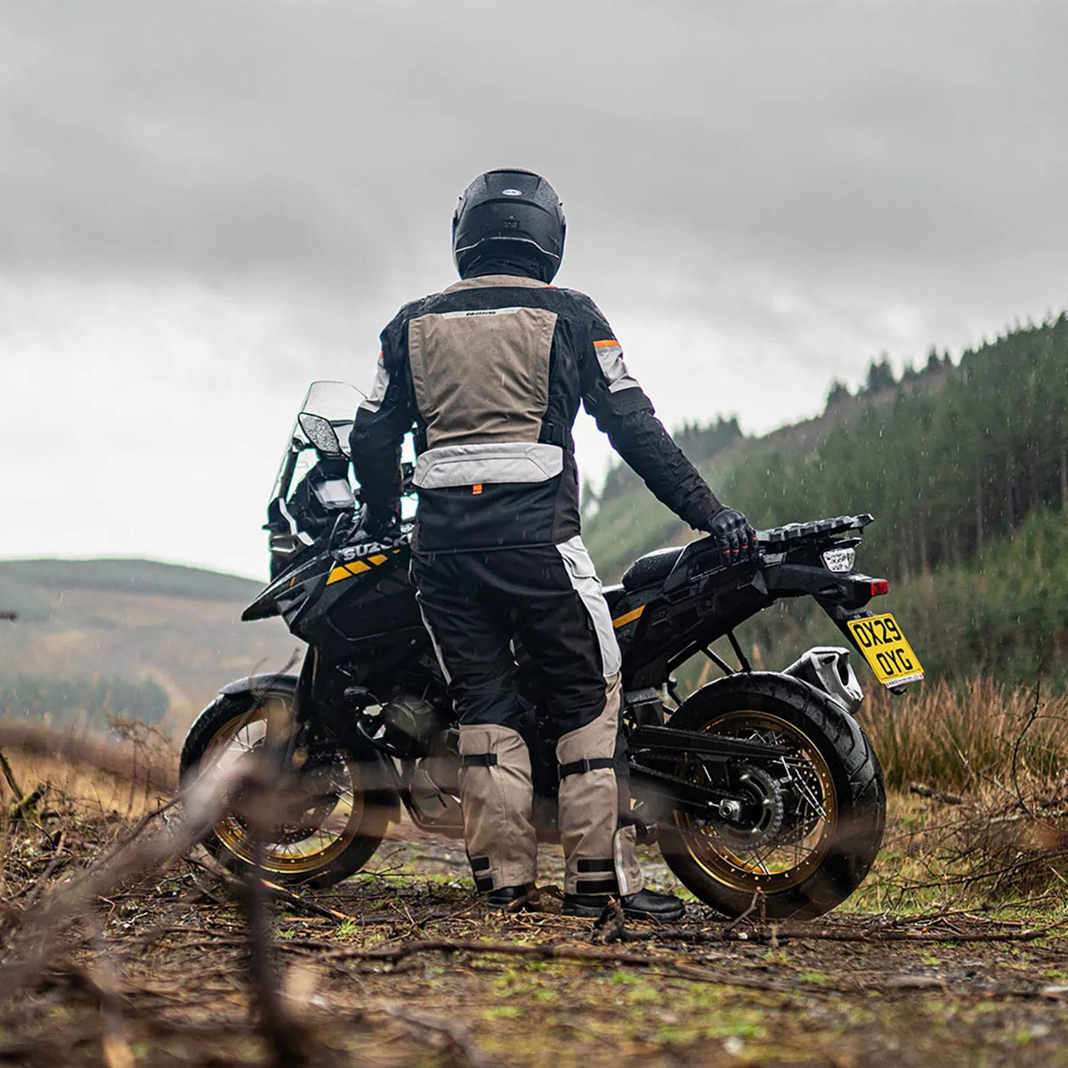 Oxford Stormland Motorjas Heren - Desert/Zwart/Oranje - foto 7