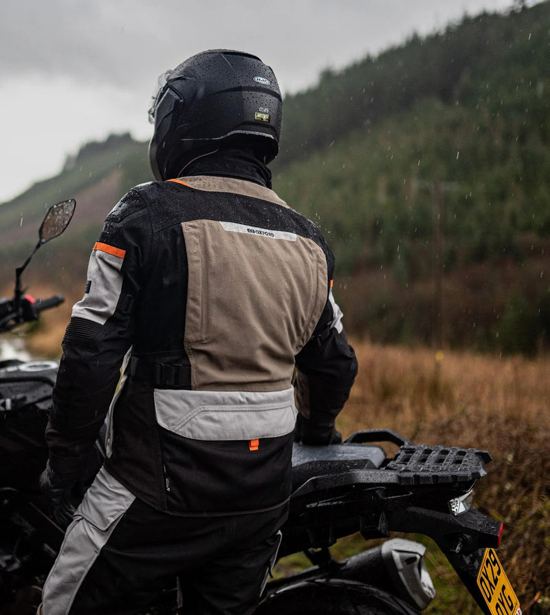 Oxford Stormland Motorjas Heren - Desert/Zwart/Oranje - foto 8