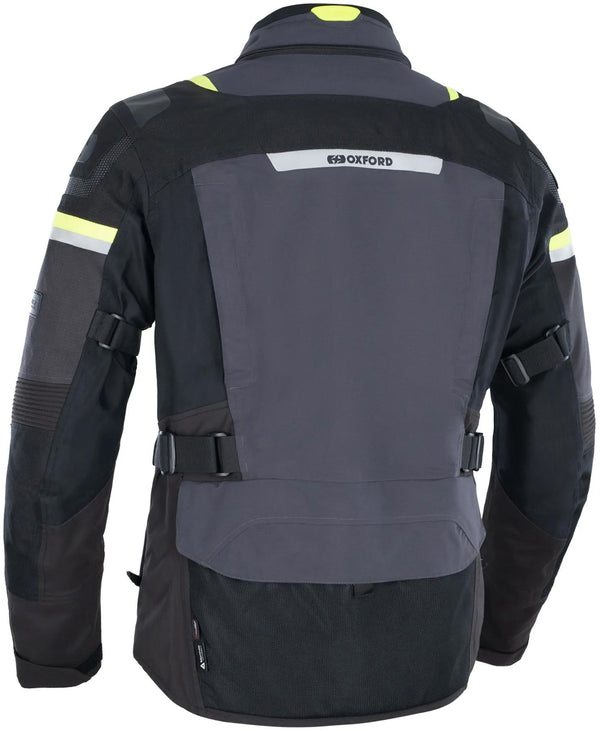 Oxford Stormland Motorjas Heren - Grijs/Zwart/Fluo