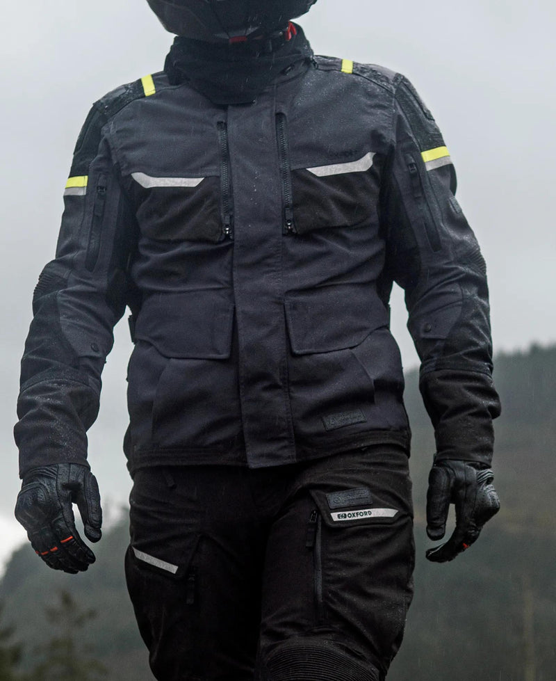 Oxford Stormland Motorjas Heren - Grijs/Zwart/Fluo - foto 9