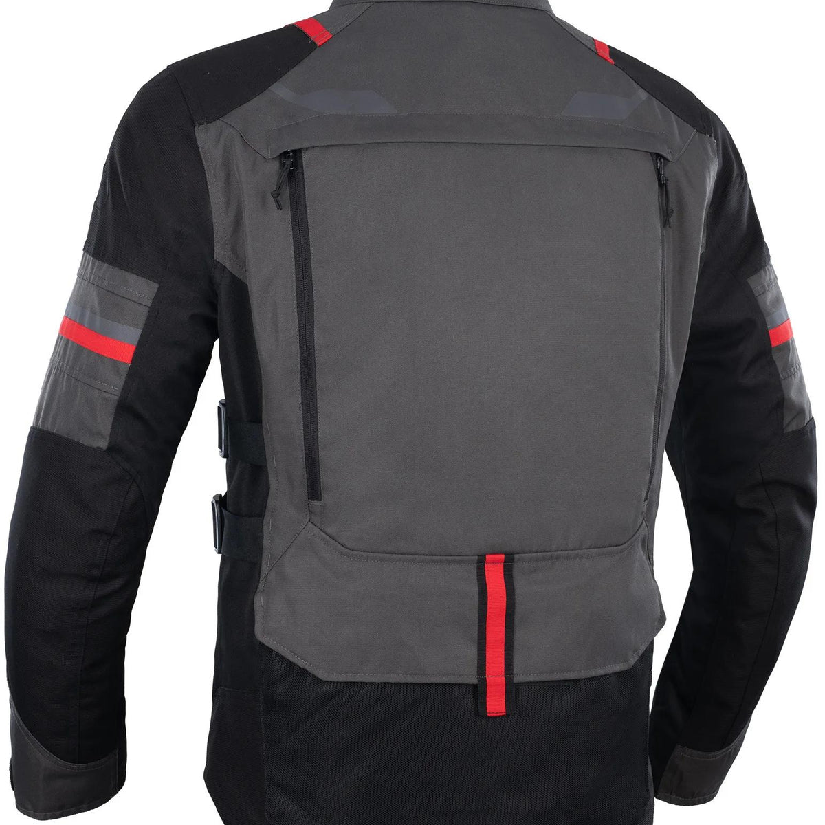 Oxford Rockland Motorjas Heren - Antraciet/Zwart/Rood - foto 2