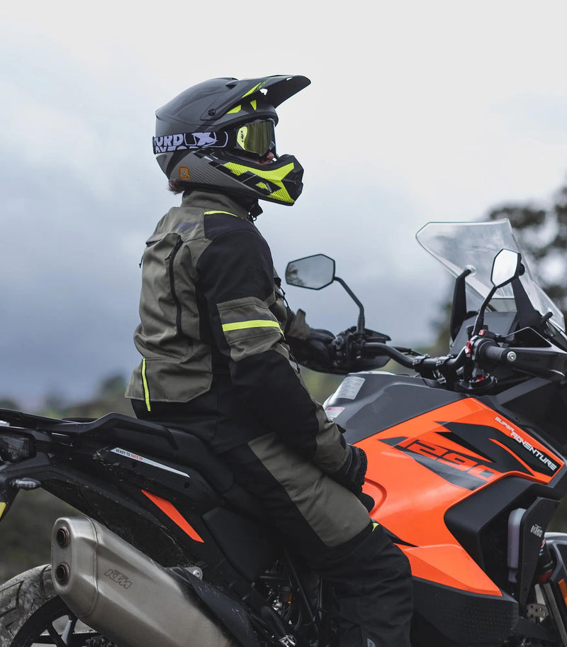 Oxford Rockland Motorjas Heren - Kaki/Zwart/Fluo - foto 7
