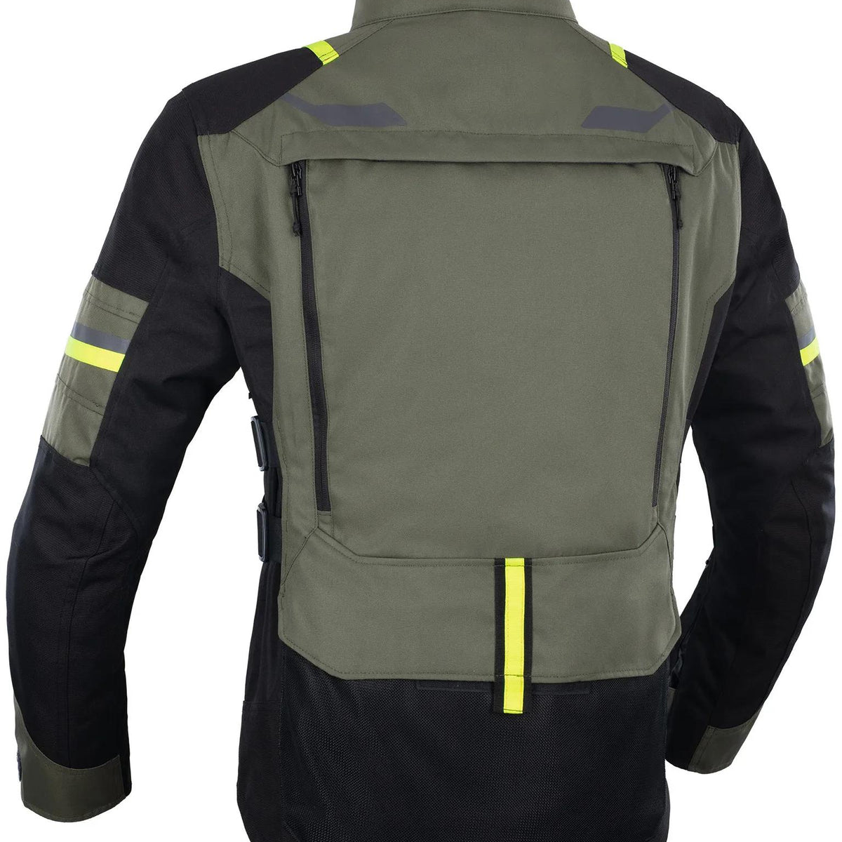 Oxford Rockland Motorjas Heren - Kaki/Zwart/Fluo - foto 9