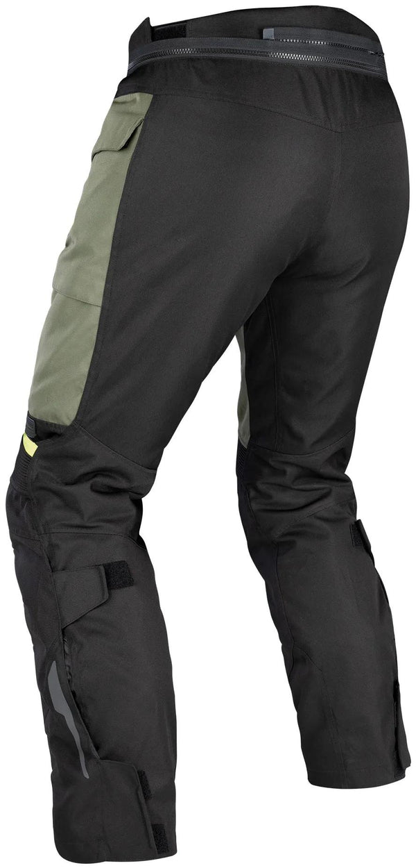 Oxford Rockland Motorbroek Heren - Kaki/Zwart/Fluo
