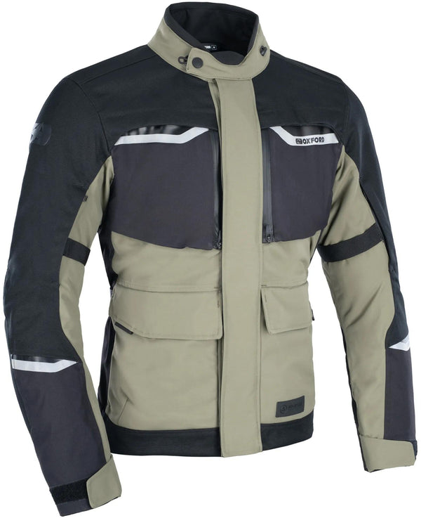 Oxford Mondial 2.0 Motorjas Heren - Zwart/Olijf