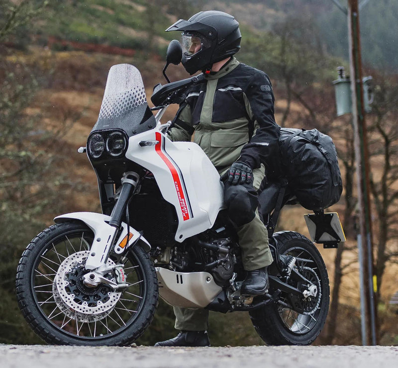 Oxford Mondial 2.0 Motorjas Heren - Zwart/Olijf - foto 4