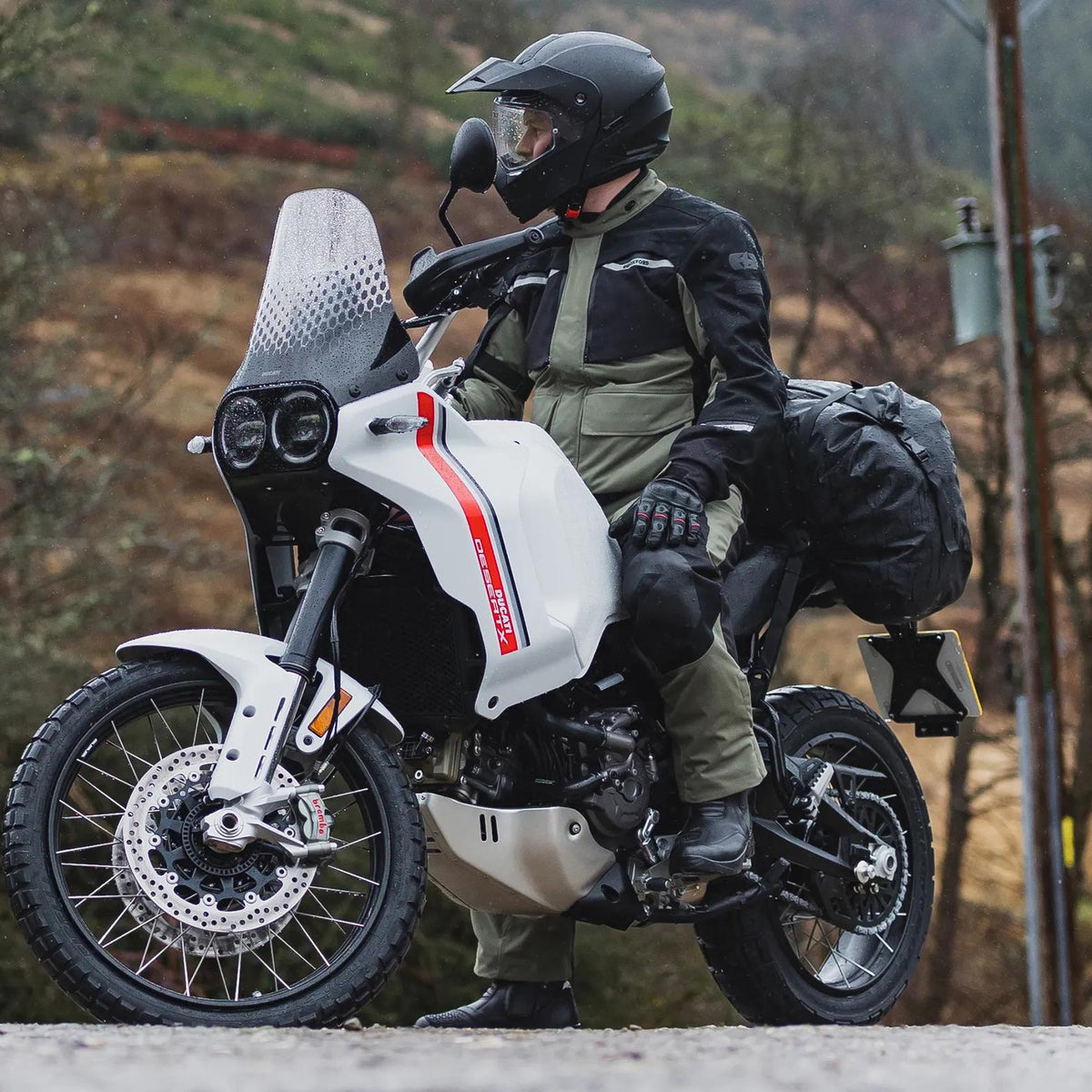 Oxford Mondial 2.0 Motorjas Heren - Zwart/Olijf - foto 8