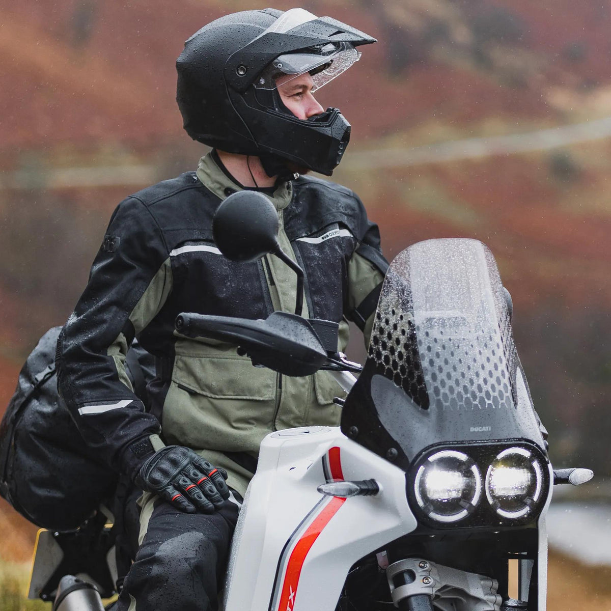 Oxford Mondial 2.0 Motorjas Heren - Zwart/Olijf - foto 11