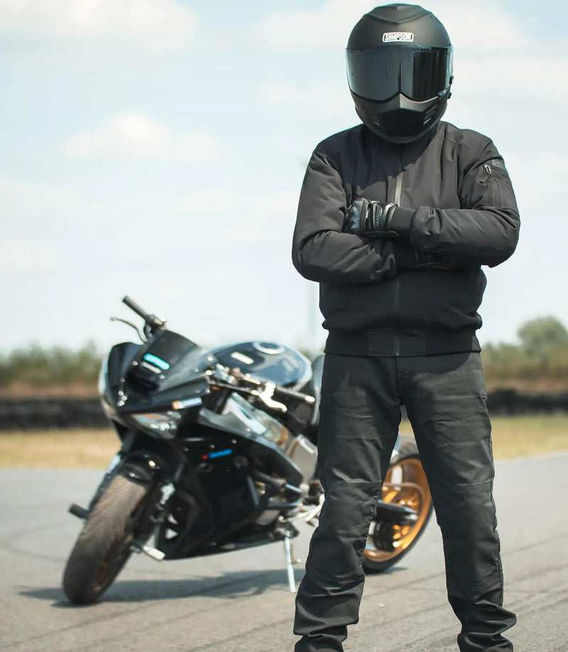 Oxford Bomber Motorjas Heren - Zwart - foto 6