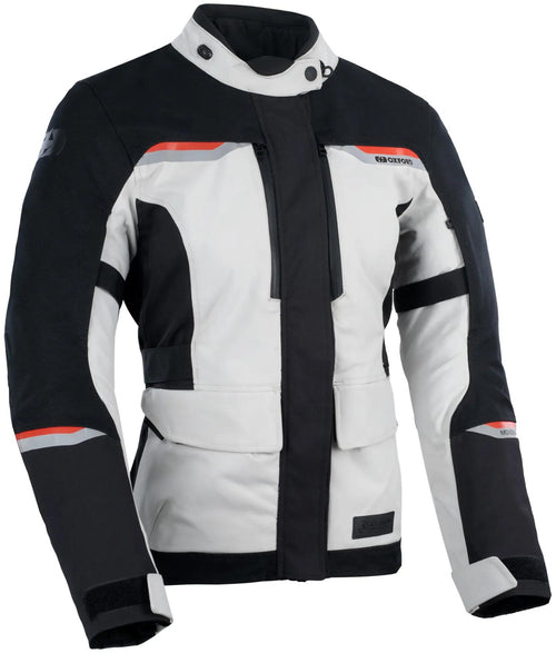 Oxford Mondial 2.0 Motorcycle Jacket Ladies - Grey/Black