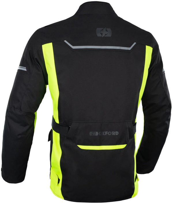 Oxford Metro 2.0 Motorjas Heren - Zwart/Fluo