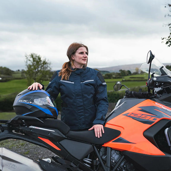 Oxford Dakota 3.0 Motorjas Dames - Navy/Zwart - foto 6