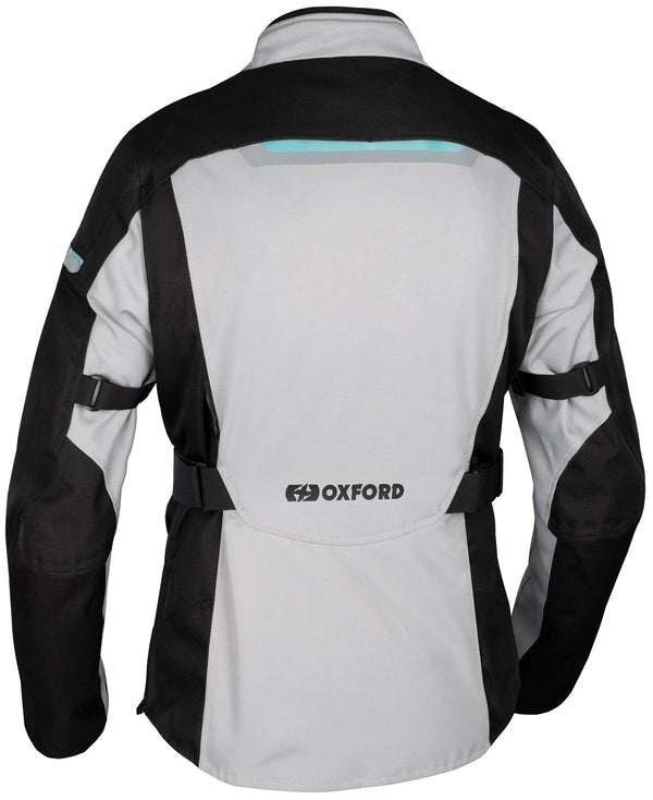 Oxford Dakota 3.0 Motorjas Dames - Arctic/Zwart/Teal