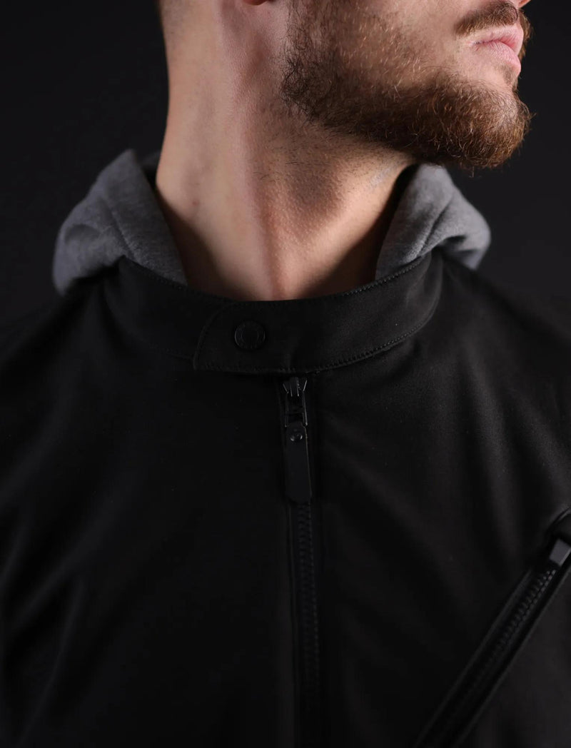 Oxford Faringdon MS Motorjas Heren - Stealth Black - foto 10