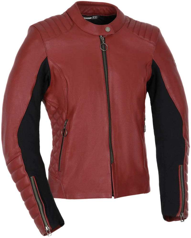 Oxford Radley Leren motorjas Dames - Rood