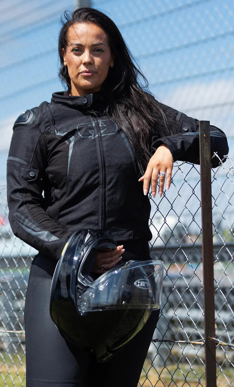 Oxford Omega 1.0 Motorjas Dames - Zwart - foto 8