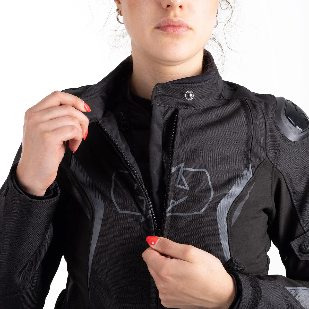 Oxford Omega 1.0 Motorjas Dames - Zwart - foto 12