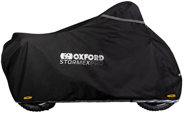 Oxford Stormex Pro Motorcycle Cover - Black