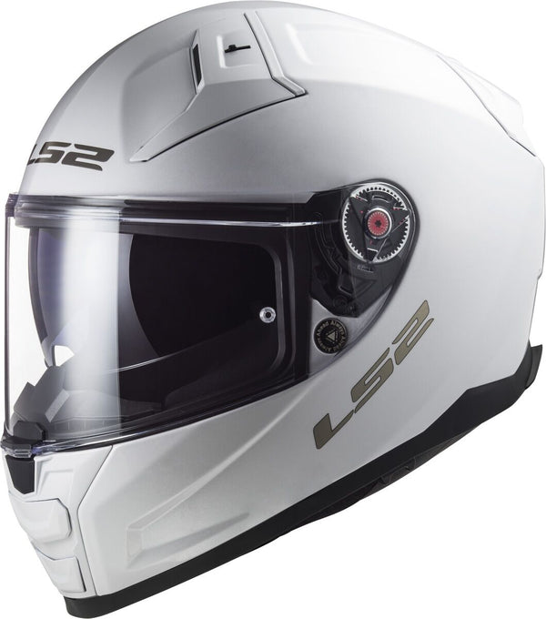 LS2 FF811 Vector II Solid Weiß Integralhelm ECE 22.06