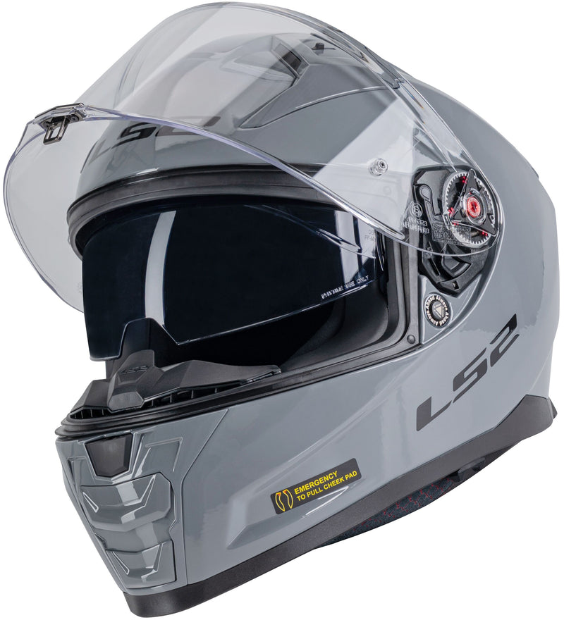 LS2 FF811 Vector II Solid Grijs Integraalhelm ECE 22.06 – foto 3