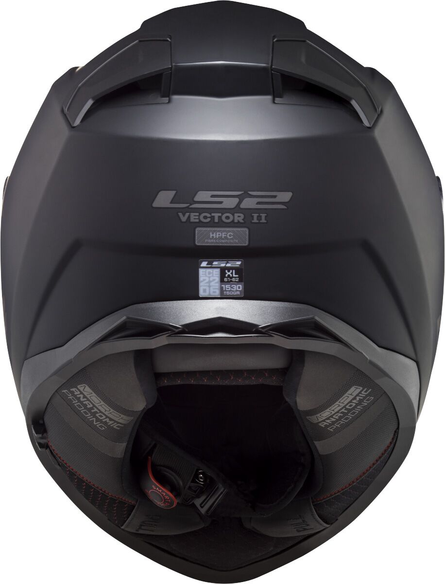 LS2 FF811 Vector II Solid Zwart Mat Integraalhelm ECE 22.06 – foto 3