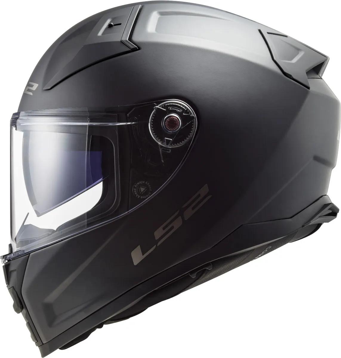 LS2 FF811 Vector II Solid Zwart Mat Integraalhelm ECE 22.06