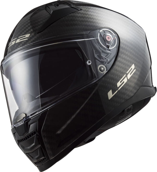 LS2 FF811 Vector II Carbon Solid Black Integralhelm ECE 22.06