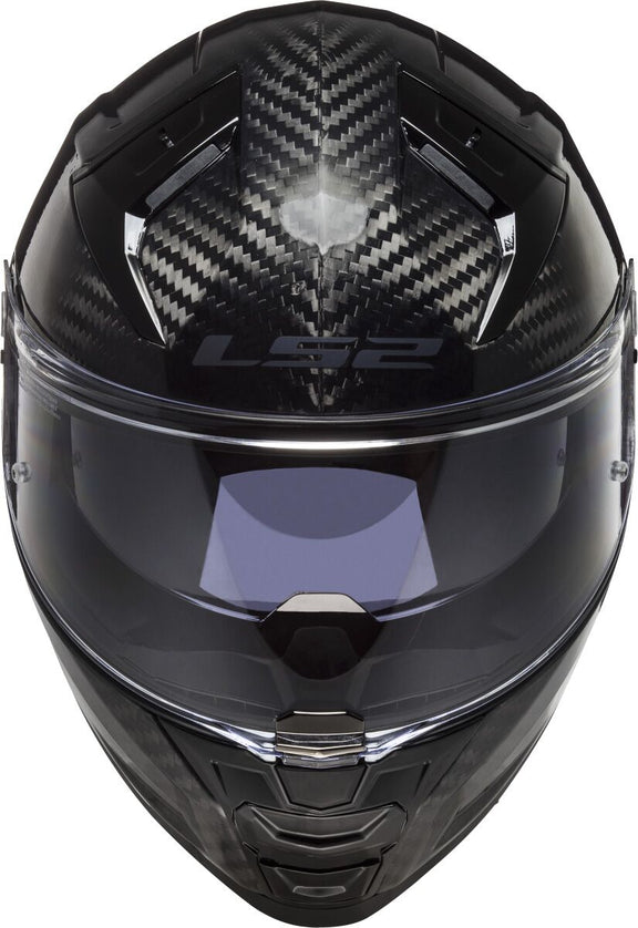 LS2 FF811 Vector II Carbon Solid Zwarte Koolstof Integraalhelm ECE 22.06 – foto 3