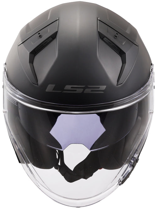 LS2 OF603 Infinity II Solid Mattschwarz Jethelm ECE 22.06
