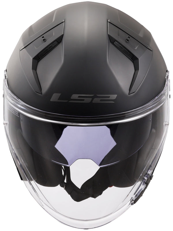 LS2 OF603 Infinity II Solid Mattschwarz Jethelm ECE 22.06