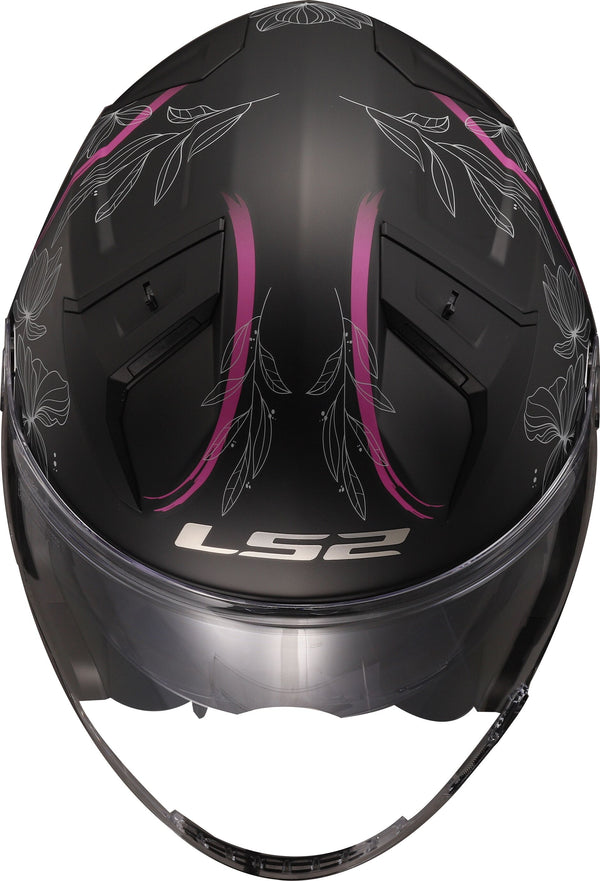 LS2 OF603 Infinity II Lotus Schwarz/Pink Matt Jethelm ECE 22.06