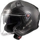 LS2 OF603 Infinity II Carbon Solid Koolstof Jethelm ECE 22.06