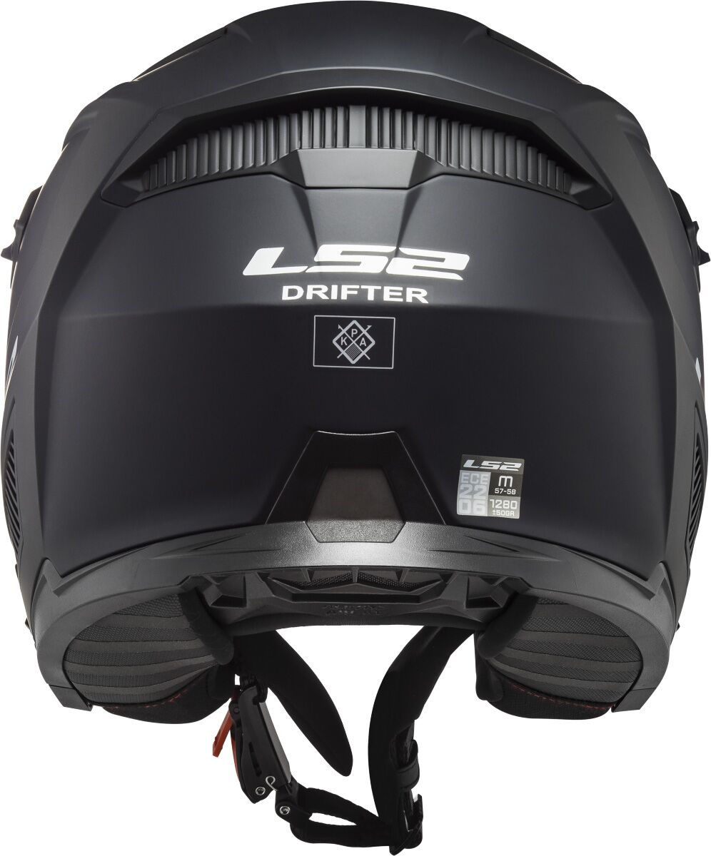 LS2 OF606 Drifter Solid Zwart Mat Systeemhelm ECE 22.06 – foto 2