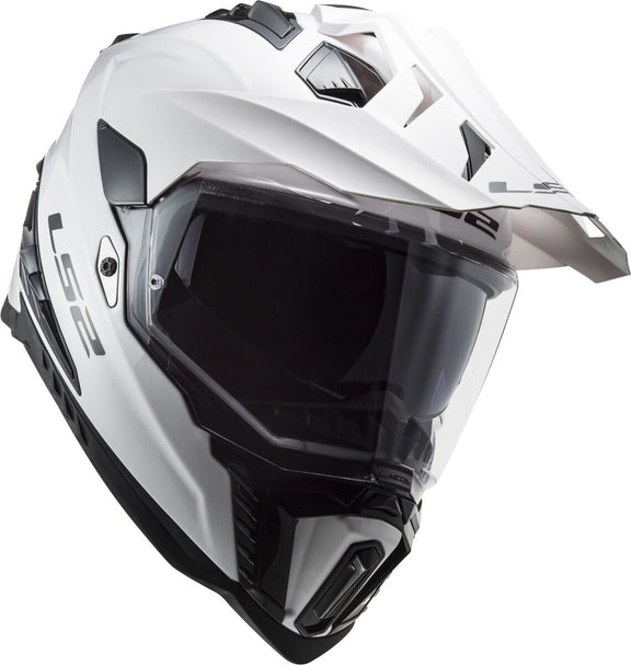 LS2 MX701 Explorer Solid Wit Adventurehelm ECE 22.06