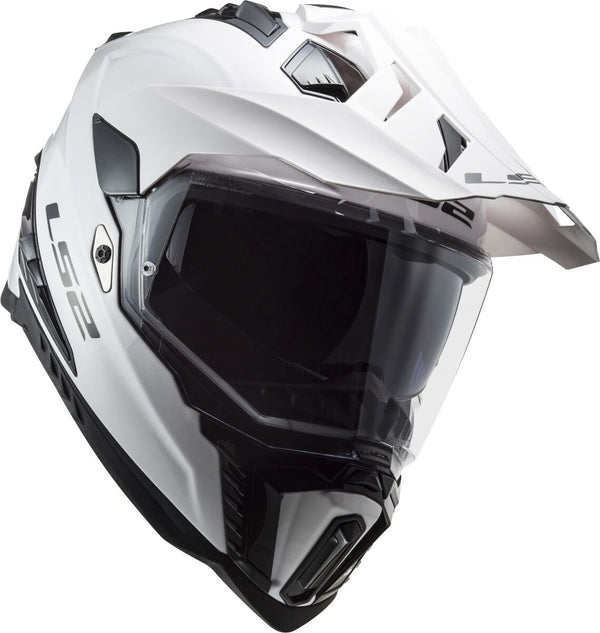 LS2 MX701 Explorer Solid Wit Adventurehelm ECE 22.06