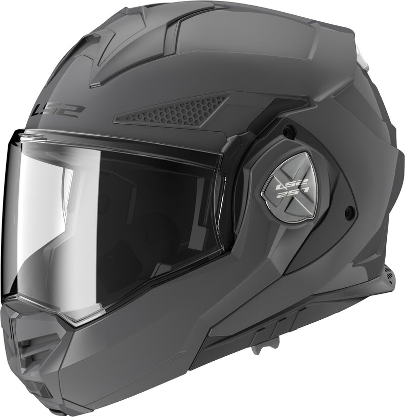 LS2 FF901 Advant X Solid Grijs Systeemhelm ECE 22.06